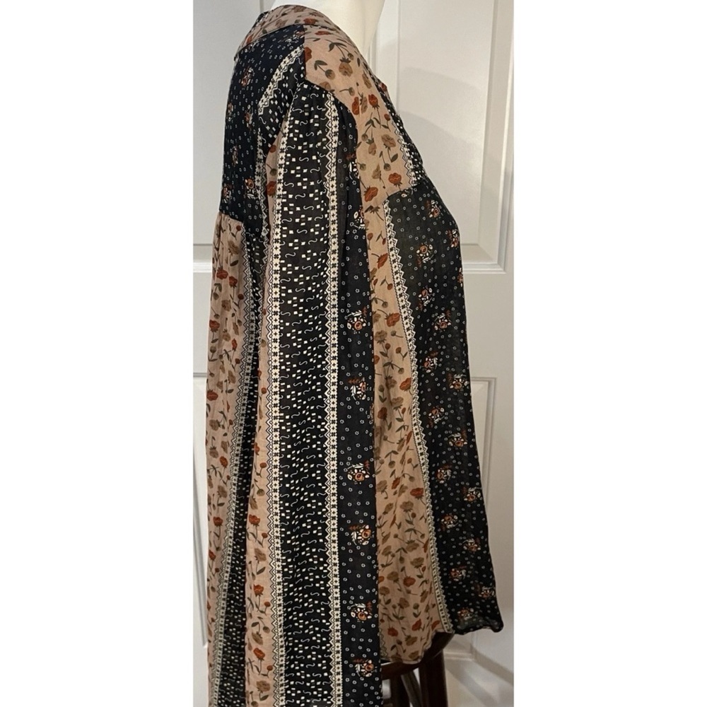 Zanzea Collection Cotton Pullover Tunic Top Womens Size XXXL Black Beige Orange - Picture 5 of 7